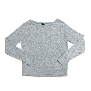 J Crew Boat Neck Pocket Sweatshirt